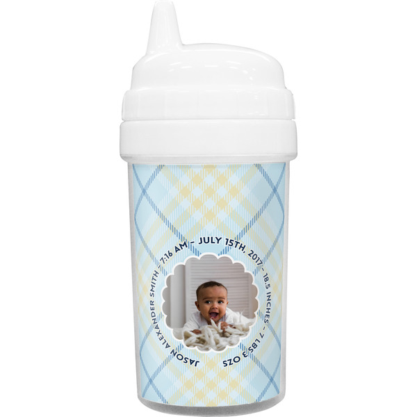 Custom Baby Boy Photo Toddler Sippy Cup (Personalized)