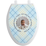 Baby Boy Photo Toilet Seat Decal - Elongated (Personalized)