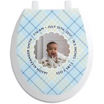 Baby Boy Photo Toilet Seat Decal (Personalized)