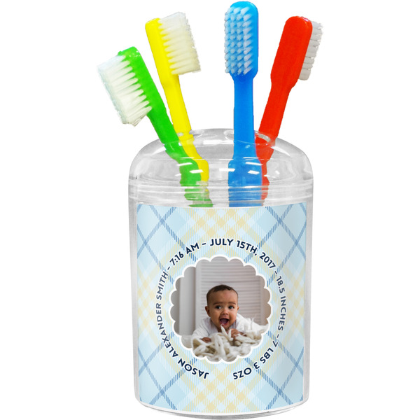 Custom Baby Boy Photo Toothbrush Holder (Personalized)