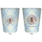 Baby Boy Photo Trash Can White - Front and Back - Apvl