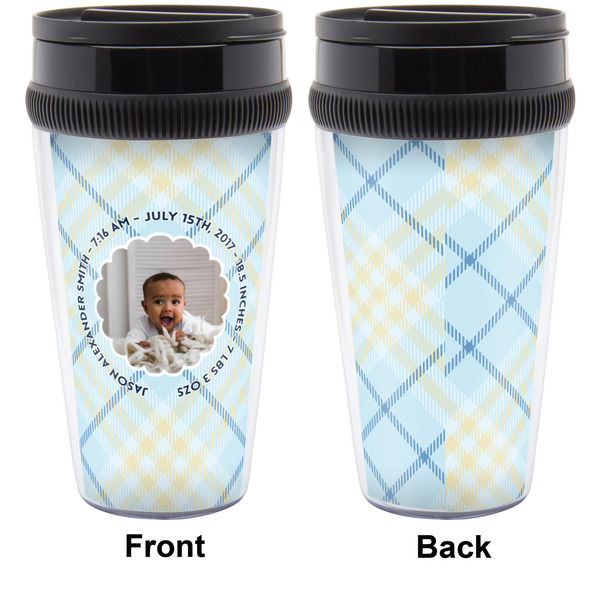 Baby Boy Photo Travel Mug Approval (Personalized)