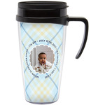 Baby Boy Photo Acrylic Travel Mug with Handle (Personalized)