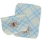 Baby Boy Photo Two Rectangle Burp Cloths - Open & Folded