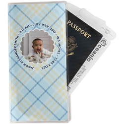Baby Boy Photo Travel Document Holder