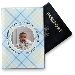 Baby Boy Photo Vinyl Passport Holder (Personalized)