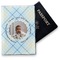 Baby Boy Photo Vinyl Passport Holder - Front