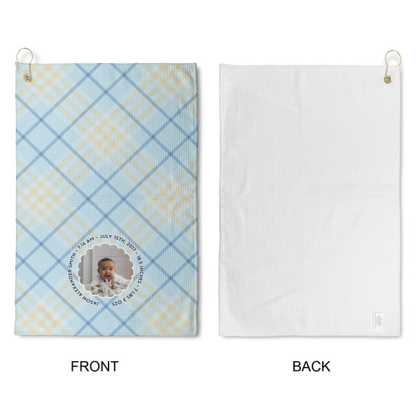 Baby Boy Photo Waffle Weave Golf Towel - Approval