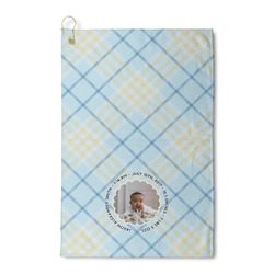 Baby Boy Photo Waffle Weave Golf Towel