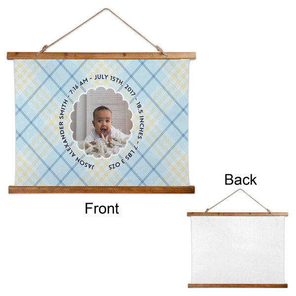 Baby Boy Photo Wall Hanging Tapestry - Landscape - APPROVAL