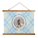 Baby Boy Photo Wall Hanging Tapestry - Wide