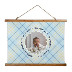 Baby Boy Photo Wall Hanging Tapestry - Wide