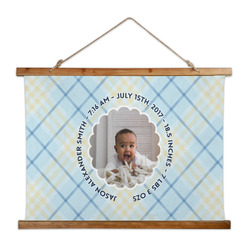 Baby Boy Photo Wall Hanging Tapestry - Wide