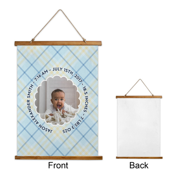 Baby Boy Photo Wall Hanging Tapestry - Portrait - APPROVAL