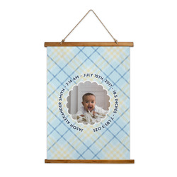 Baby Boy Photo Wall Hanging Tapestry - Tall