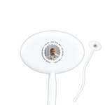 Baby Boy Photo Oval Plastic Stir Sticks