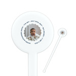 Baby Boy Photo Round Plastic Stir Sticks