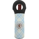 Baby Boy Photo Wine Tote Bag (Personalized)