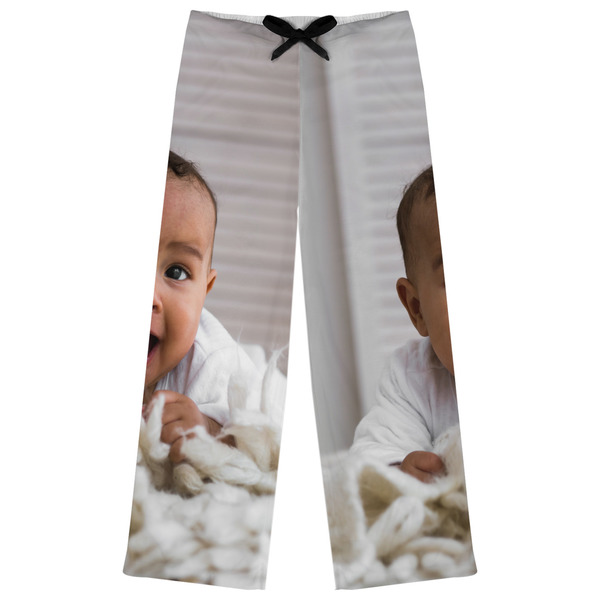 Custom Baby Boy Photo Womens Pajama Pants - S