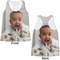 Baby Boy Photo Womens Racerback Tank Tops - Medium - Front and Back