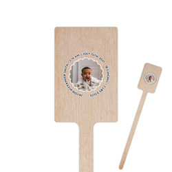 Baby Boy Photo Rectangle Wooden Stir Sticks