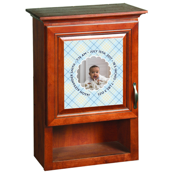Baby Boy Photo Wooden Cabinet Decal (Medium)