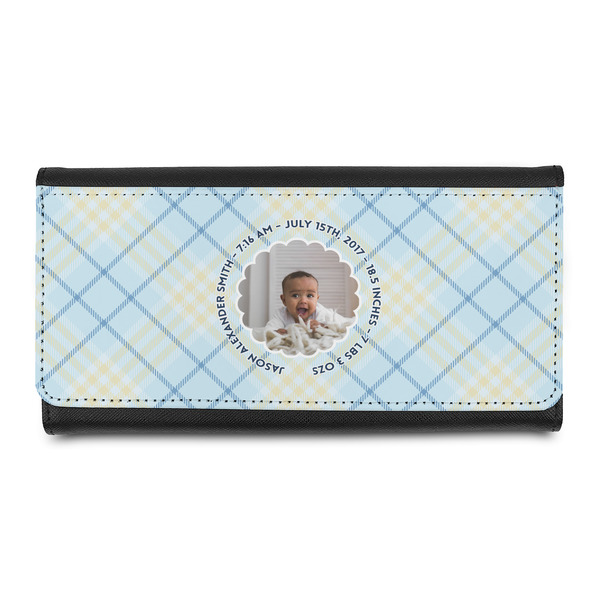 Custom Baby Boy Photo Leatherette Ladies Wallet (Personalized)