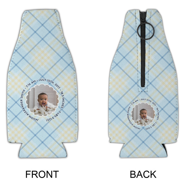 Baby Boy Photo Zipper Bottle Cooler - APPROVAL
