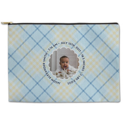 Baby Boy Photo Zipper Pouch (Personalized)