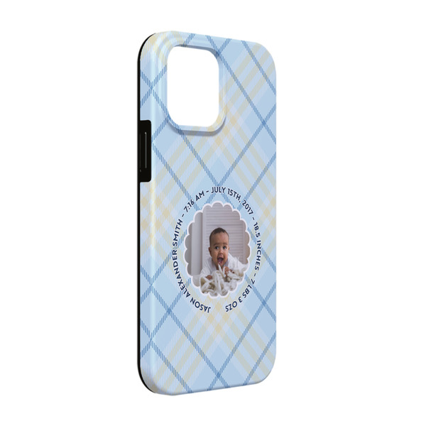 Custom Baby Boy Photo iPhone Case - Rubber Lined - iPhone 13