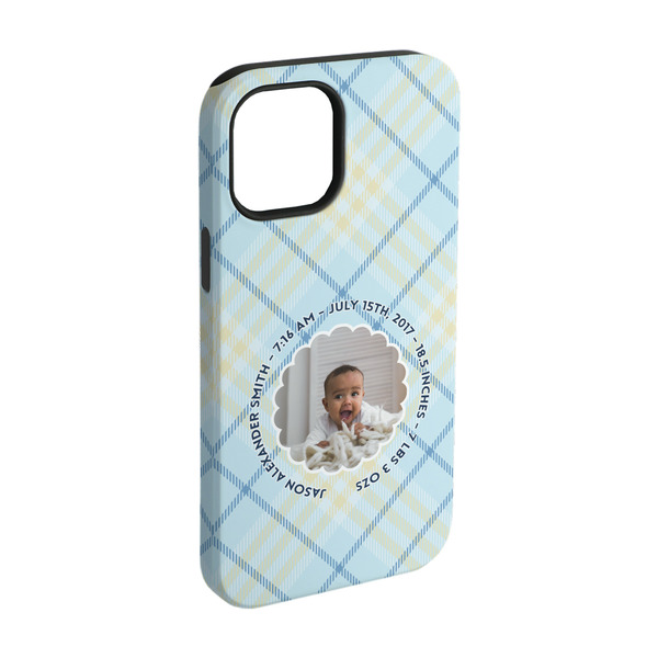 Custom Baby Boy Photo iPhone Case - Rubber Lined - iPhone 15 Pro