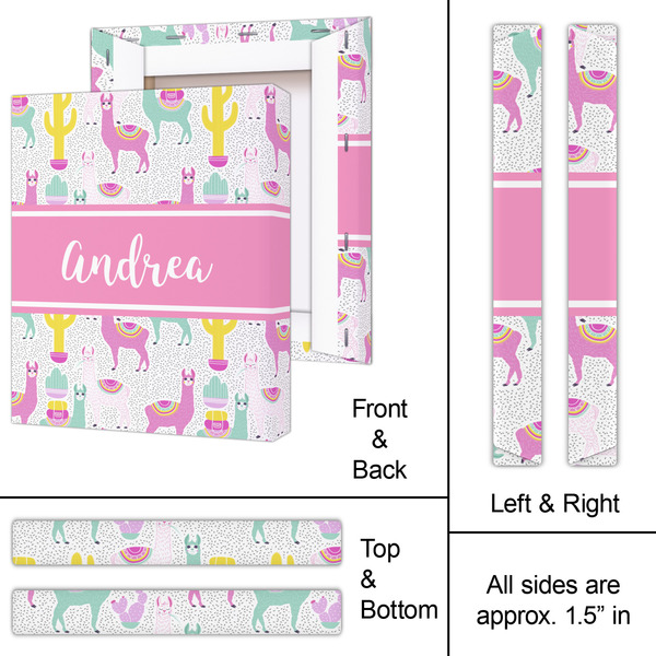 Llamas 11x14 - Canvas Print - Approval