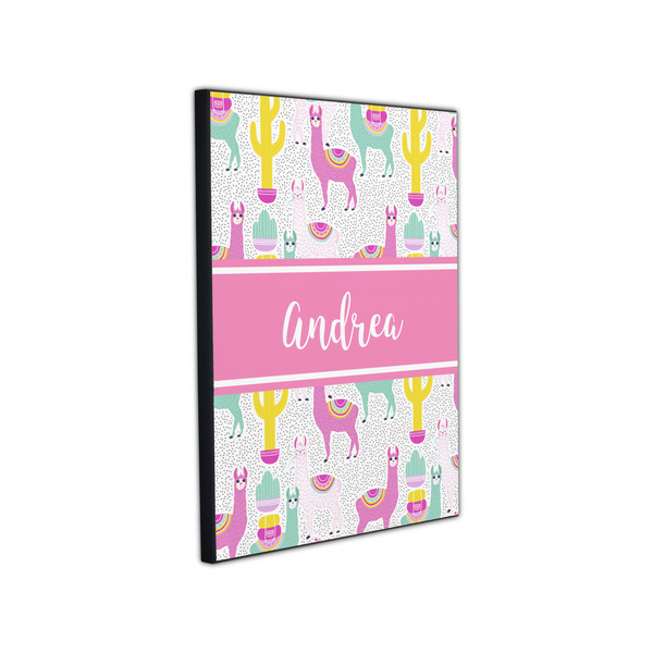 Llamas 11x14 Wood Print - Angle View