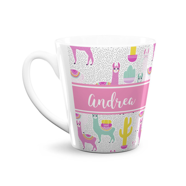 Llamas 12 Oz Latte Mug - Front