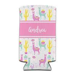 Llamas Can Cooler (tall 12 oz) (Personalized)