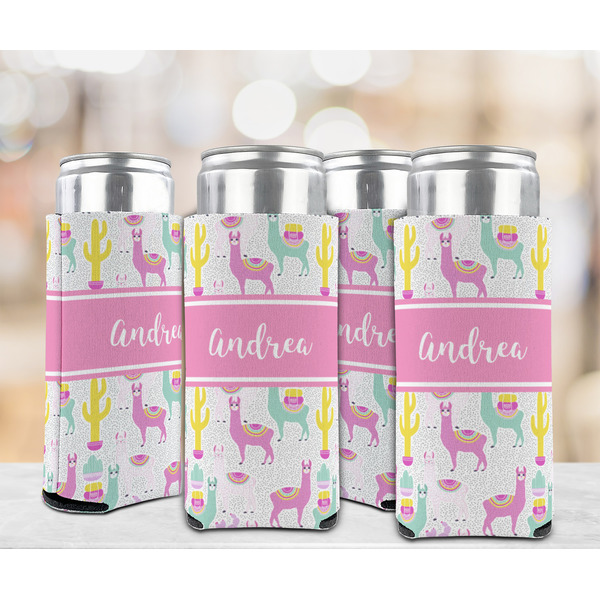 Llamas 12oz Tall Can Sleeve - Set of 4 - LIFESTYLE