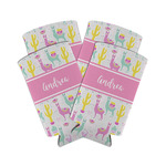 Llamas Can Cooler (tall 12 oz) - Set of 4 (Personalized)