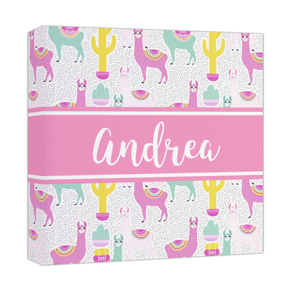 Custom Llamas Canvas Print - 12x12 (Personalized)