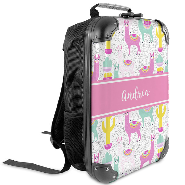 Custom Llamas Kids Hard Shell Backpack (Personalized)