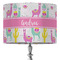 Llamas 16" Drum Lamp Shade - Fabric (Personalized)
