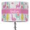 Llamas 16" Drum Lampshade - ON STAND (Poly Film)
