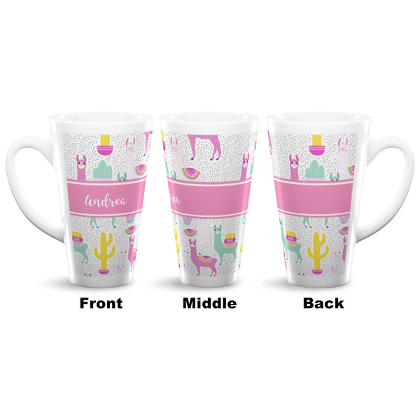 Llamas 16 Oz Latte Mug - Approval