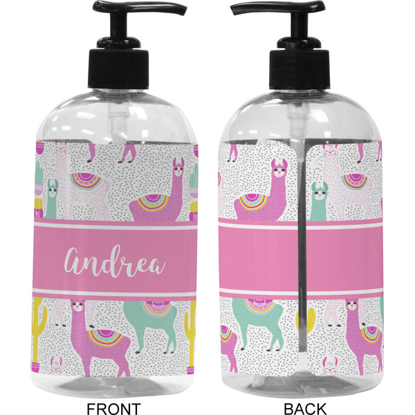 Llamas 16 oz Plastic Liquid Dispenser (Approval)