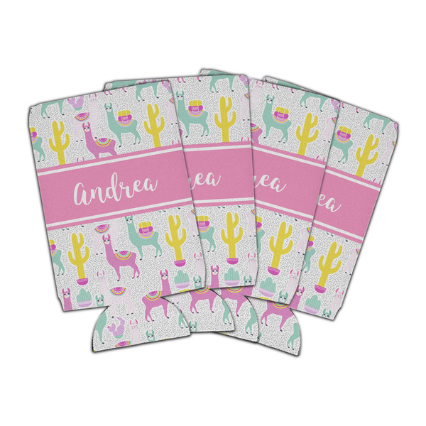 Custom Llamas Can Cooler (16 oz) - Set of 4 (Personalized)