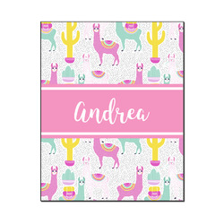 Llamas Wood Print - 16x20 (Personalized)