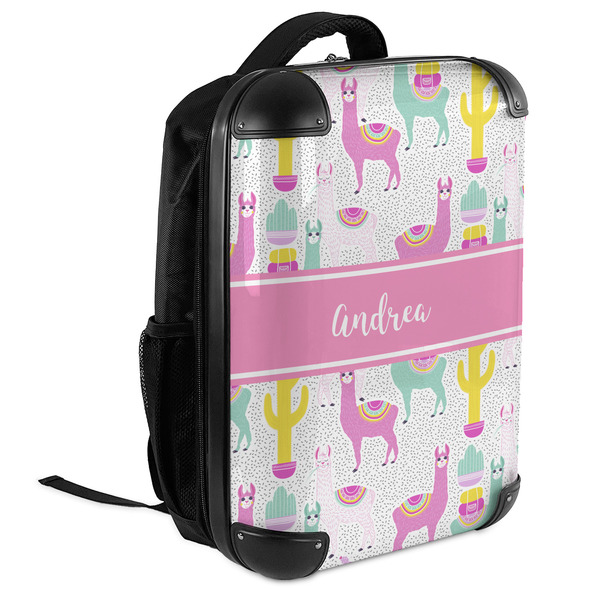 Llamas 18" Hard Shell Backpacks - ANGLED VIEW