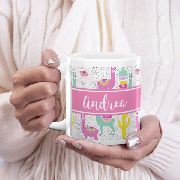 Llamas 20oz Coffee Mug - LIFESTYLE