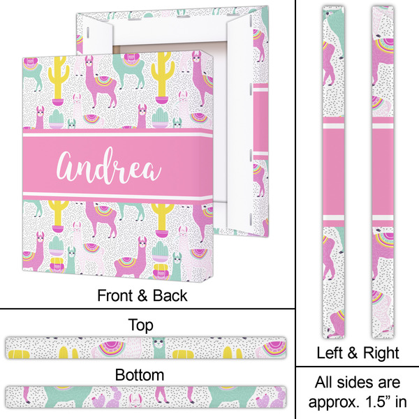 Llamas 20x24 - Canvas Print - Approval