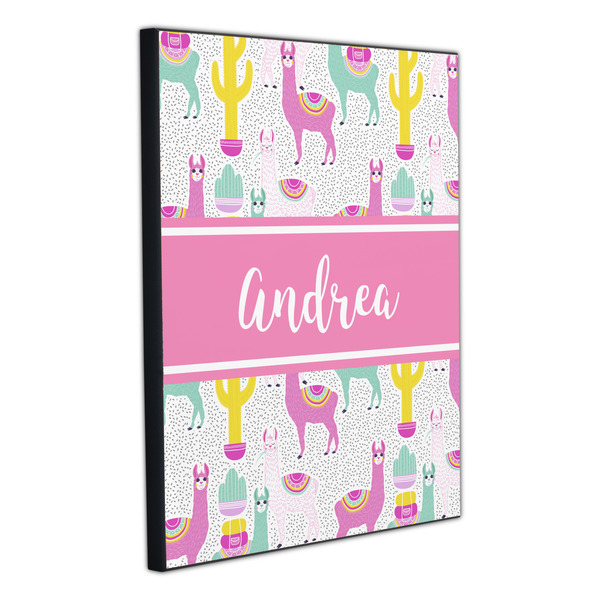 Llamas 20x24 Wood Print - Angle View