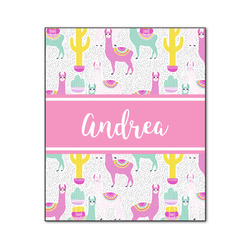 Llamas Wood Print - 20x24 (Personalized)